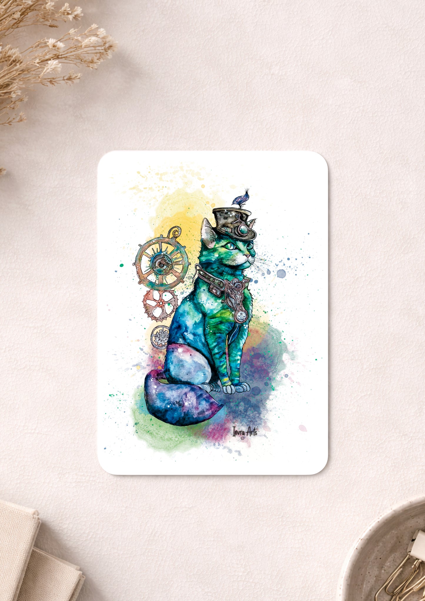 Postkarte - Kitty the Cat