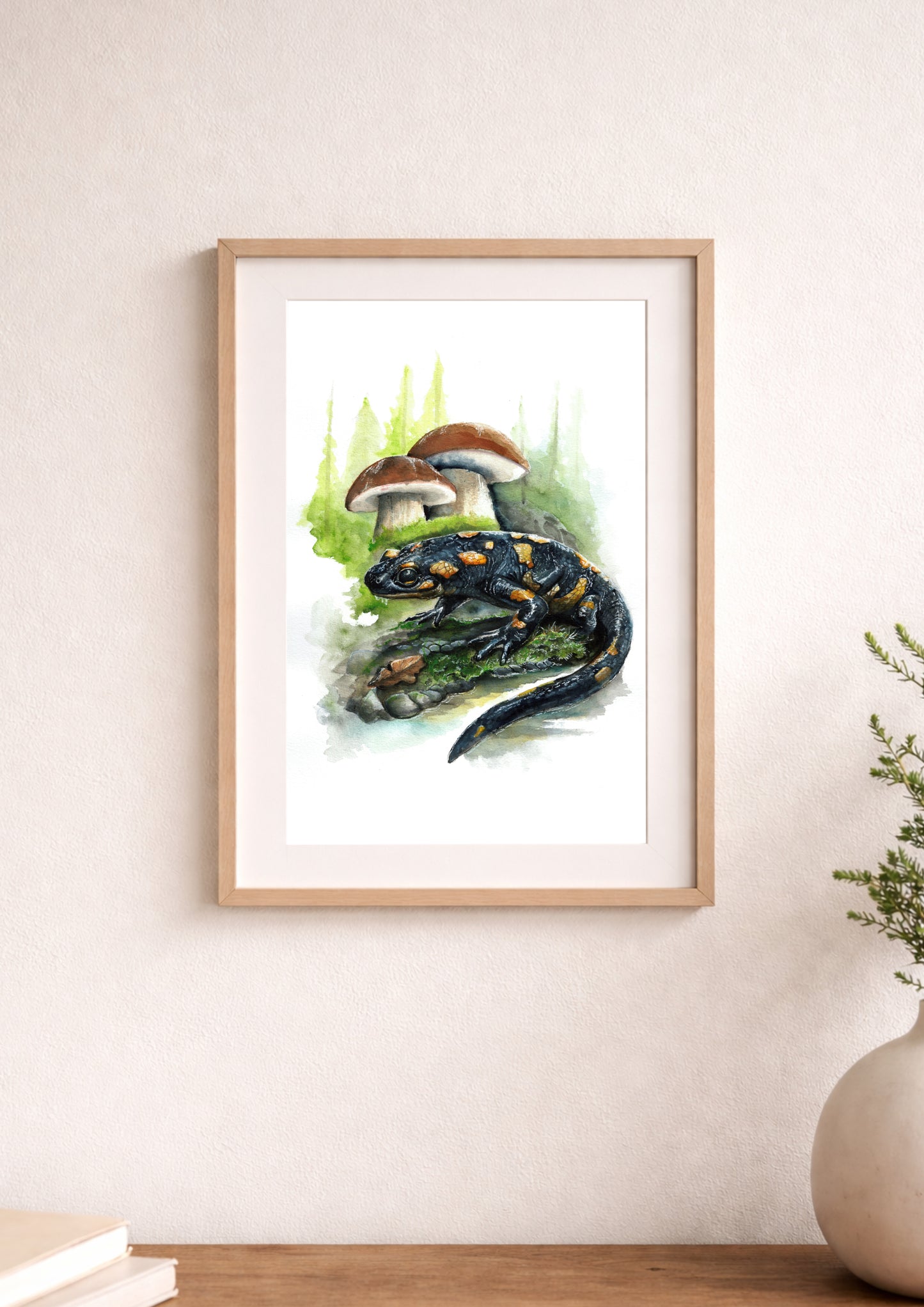 Feuersalamander - Fine Art Print