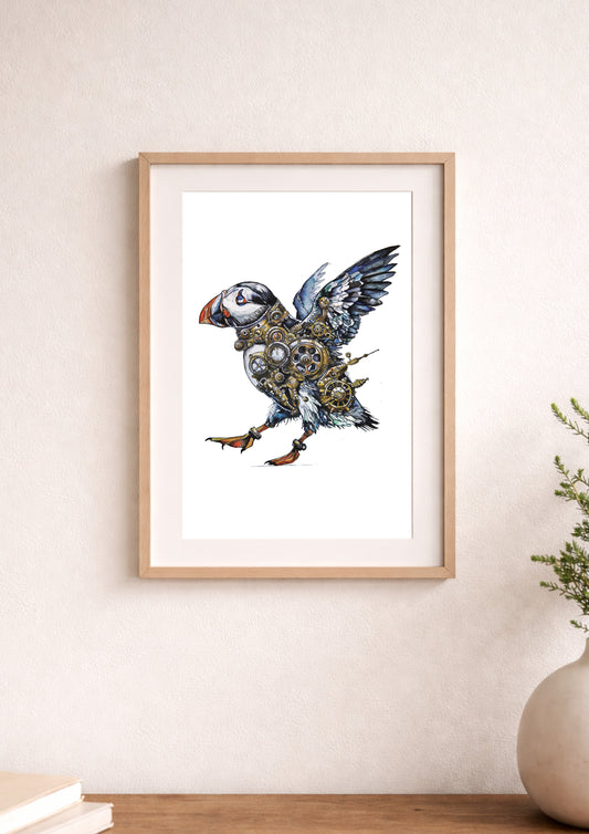 Steampunk Puffin