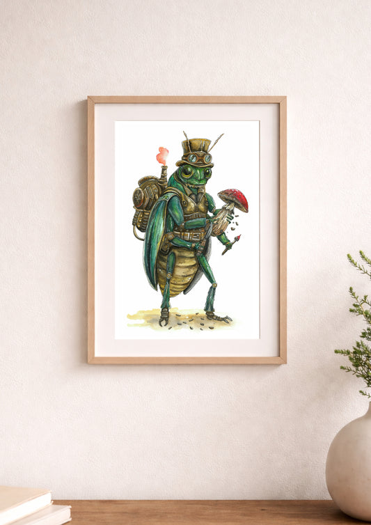 Pilzschnitzer Käfer - Fine Art Print