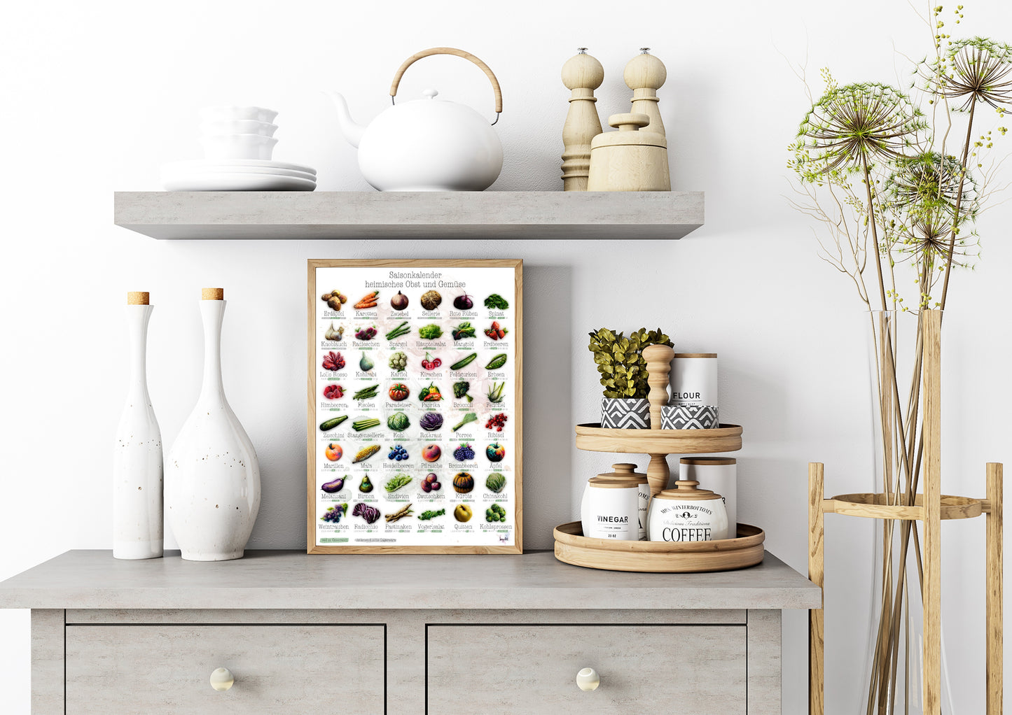 Saisonkalender heimisches Obst und Gemüse